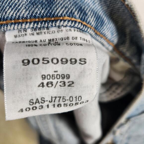 Cabela's Jeans 46x32 Relaxed Fit‎ Light Wash Denim USA Outdoor Gear Straight Leg - Picture 10 of 10